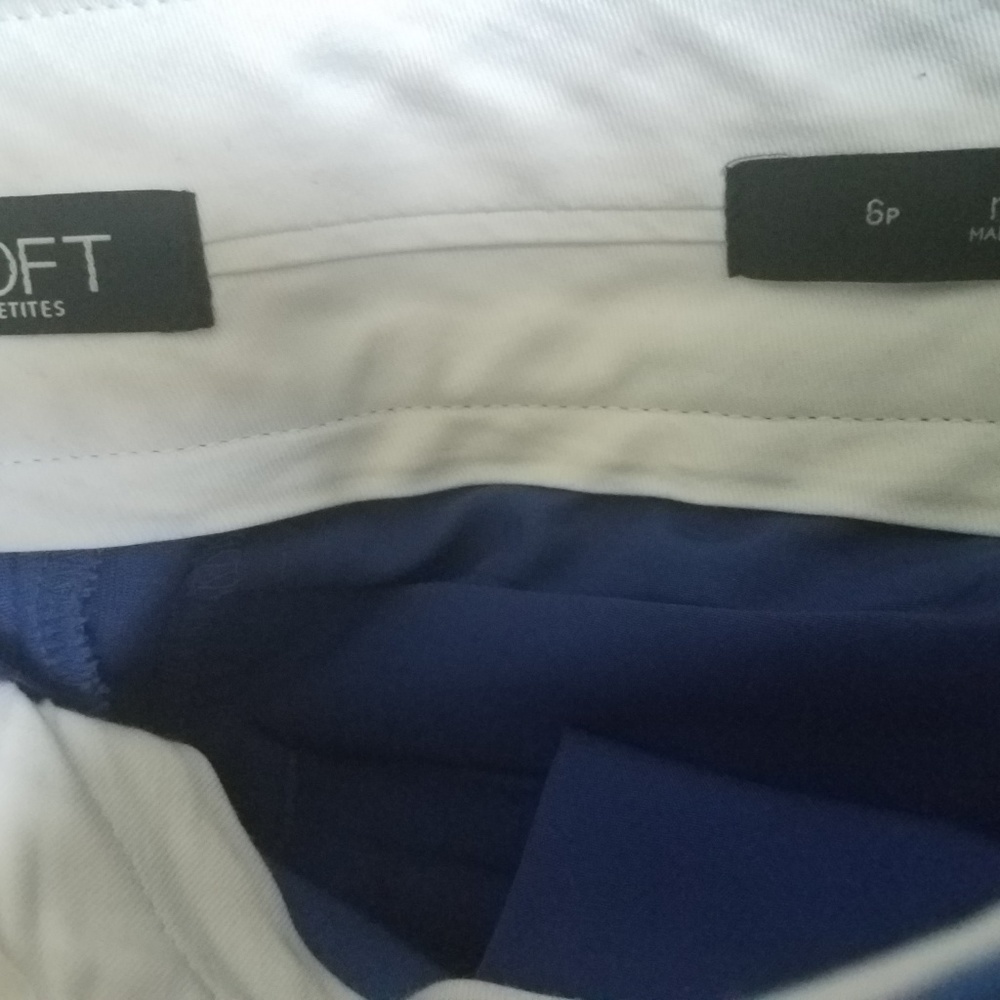 Loft Royal Blue Fitted Pant - Picture 4 of 4